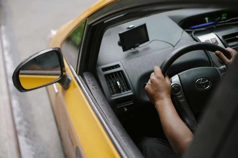 Driver with GPS navigation